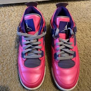 Pink and purple Jordan retros